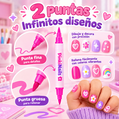 PinkiNails™ – Kit para Decorar Uñas