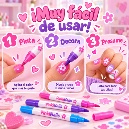 PinkiNails™ – Kit para Decorar Uñas